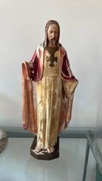 Jezus beeld 48x20 in mooie vintage staat., Antiek en Kunst, Ophalen