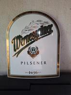 Emaille bier reclamebord Wernesgrüner Pilsener Duitsland, Ophalen of Verzenden, Gebruikt, Reclamebord, Plaat of Schild, Overige merken