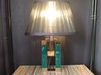 Vintage Herda Hollywood Regency wandlamp, Huis en Inrichting, Lampen | Wandlampen, Verzenden, Gebruikt, Metaal