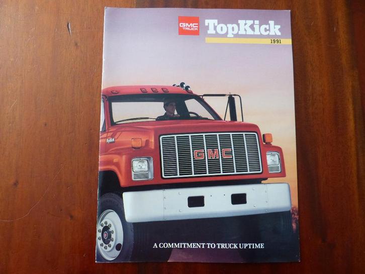 GMC Truck TopKick 1991 brochure USA, Boeken, Auto's | Folders en Tijdschriften, Zo goed als nieuw, Overige merken, Verzenden