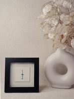 Etsje Euromast Rotterdam met 3d lijstje 10x10 cm, Minder dan 50 cm, Oorspronkelijke maker, Nieuw, Ophalen of Verzenden