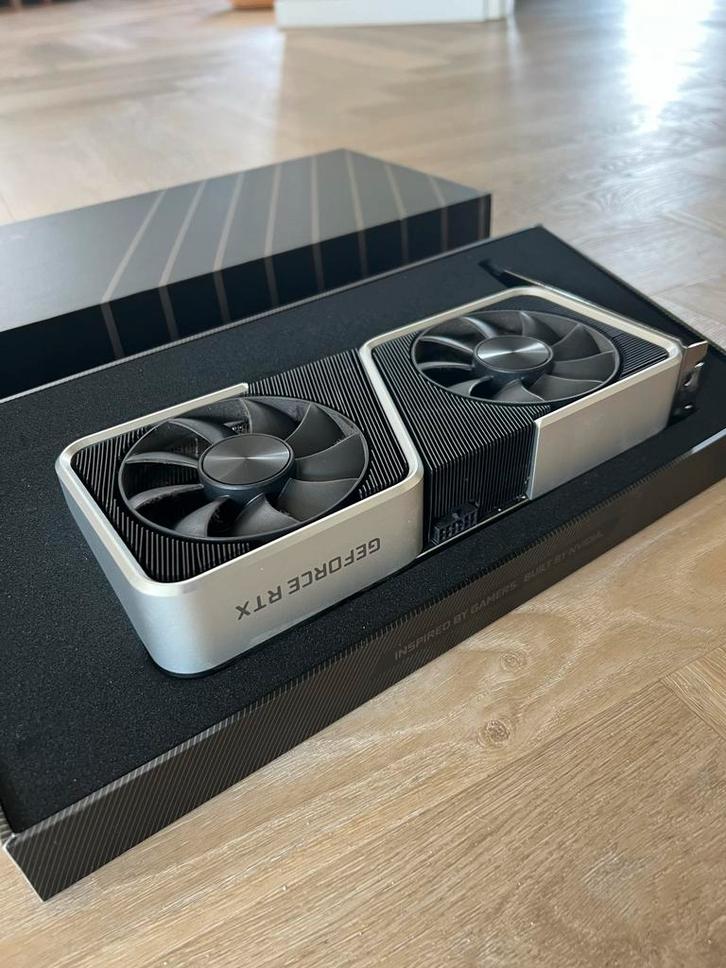 RTX 3060 Ti Founders Edition, Computers en Software, Videokaarten, Zo goed als nieuw, Nvidia, PCI-Express 4.0, GDDR6, HDMI, Ophalen of Verzenden