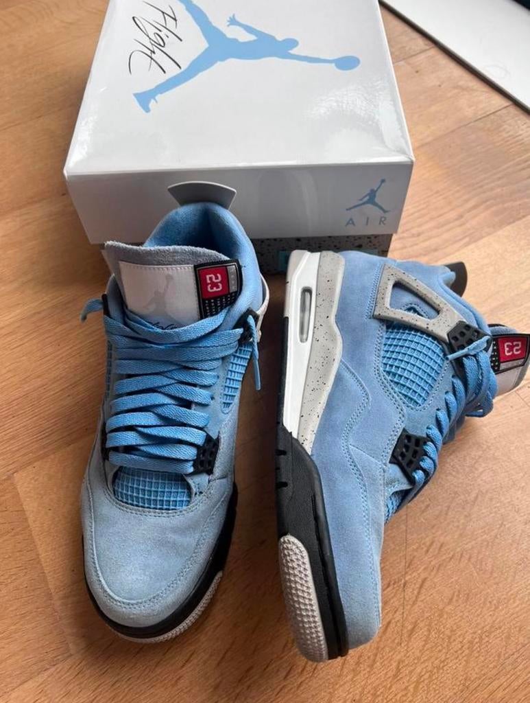 Nike Jordan 4 University Blue EU44, Kleding | Heren, Schoenen, Blauw, Nike, Ophalen of Verzenden, Sneakers of Gympen