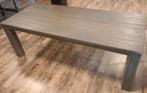 Mooie gebruikte houten eettafel, 220 cm, demontabel, Ophalen, Gebruikt, 100 tot 150 cm, 200 cm of meer