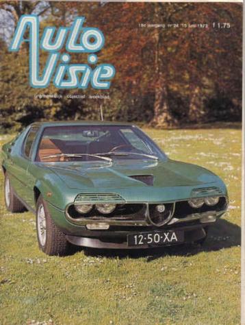 Autovisie 24 1973 : Fiat 128 Rally - Simca Matra Bagheera beschikbaar voor biedingen