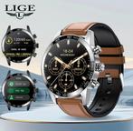 Lige Smartwatch nieuw in doos, Zw silc Lige, Zwart, Nieuw, Ophalen of Verzenden
