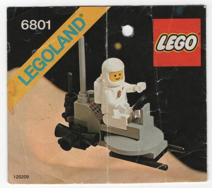 lego 6801-1 lego klassieke ruimte maan buggy (1981), Kinderen en Baby's, Speelgoed | Duplo en Lego, Gebruikt, Lego, Complete set