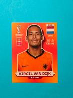 Virgil Van Dijk Panini sticker - WK 2022 Qatar, Verzenden, Zo goed als nieuw, Sticker