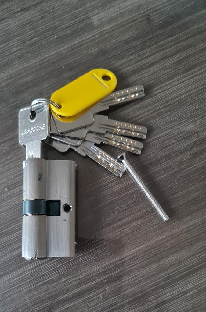 Cilinder met 5 sluiten, Ophalen of Verzenden, Rvs, Slot