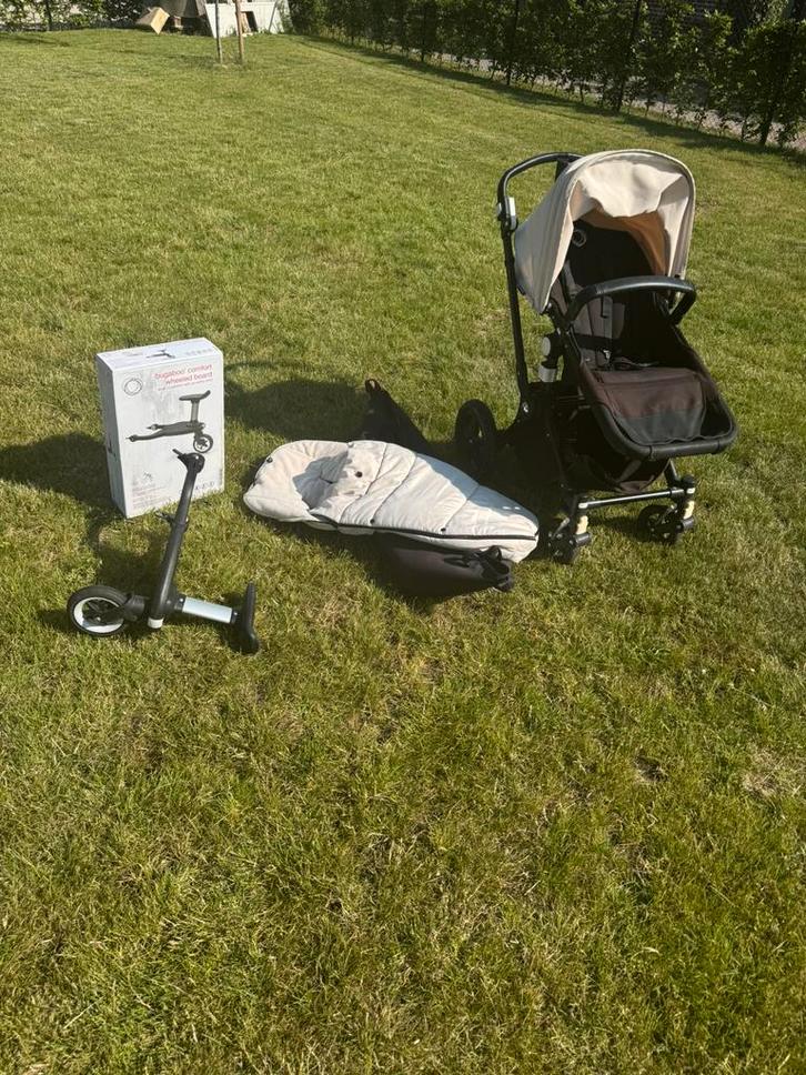 Bugaboo kinderwagen met babybak + Comfort Wheeled Board, Kinderen en Baby's, Kinderwagens en Combinaties, Ophalen of Verzenden