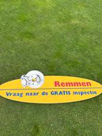 Vintage reclameborden. Uit een garage, Ophalen, Zo goed als nieuw, Reclamebord