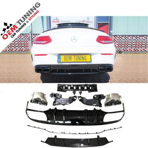 C63 AMG Diffuser | Coupe C205 A205 | 2014-2020 | Full Black, Auto diversen, Tuning en Styling, Ophalen of Verzenden