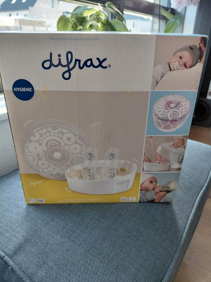 Difrax Magnetron Sterilisator, Kinderen en Baby's, Babyvoeding en Toebehoren, Nieuw, Sterilisator, Ophalen of Verzenden