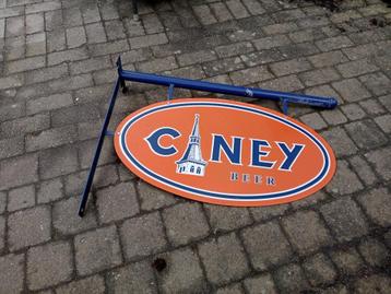 Reclamebord Ciney # Mancave # Biermerk  beschikbaar voor biedingen