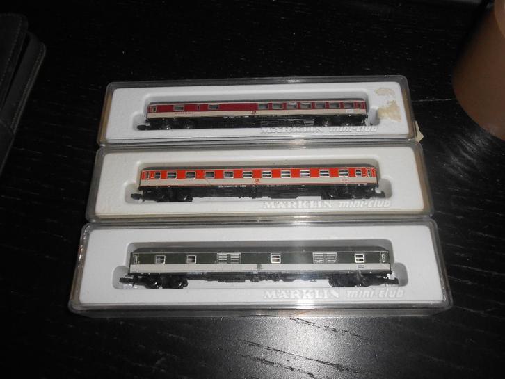 Märklin Z , miniclub, 8720 8722 8723  personenrijtuigen, Hobby en Vrije tijd, Modeltreinen | Overige schalen, Nieuw, Treinset