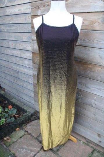 Jurk paars/ goud Marca mt 40 Maxi dress Vaste prijs AANBIED beschikbaar voor biedingen