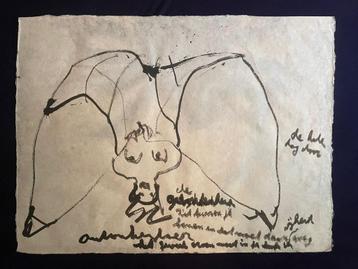 anton heyboer gesigneerd op geschept papier. beschikbaar voor biedingen