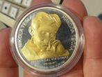 Nikola Tesla 2018, 1 oz .999 zilver, Deels verguld (3-4), Ophalen of Verzenden, Noord-Amerika, Zilver