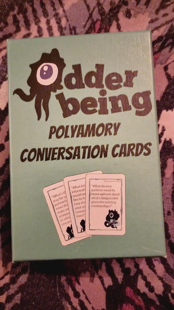 Polyamory Gesprekskaarten - Odder Being, Hobby en Vrije tijd, Gezelschapsspellen | Overige, Nieuw, Een of twee spelers, Drie of vier spelers
