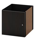 Ikea Kallax inzet: lades en deurtjes, zwartbruin., Ophalen, Zo goed als nieuw