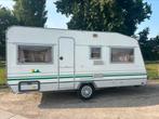 Knaus eifelland 460TU, zeer netjes, rondzit, voortent&luifel, Caravans en Kamperen, Caravans, Rondzit, Omvormbare zithoek, Bedrijf