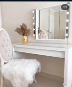 Ikea Make Up spiegel met hollywood lampen, Ophalen, Zo goed als nieuw
