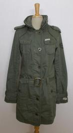 Stoere groene halflange jas met leuke details van Khujo! M, Verzenden, Zo goed als nieuw, Maat 38/40 (M), Groen