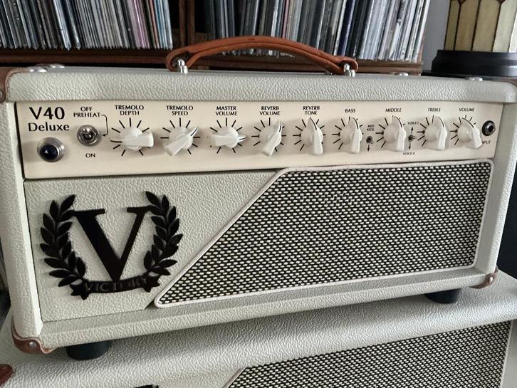 Victory V40 Deluxe Head en Cabinet, Muziek en Instrumenten, Versterkers | Bas en Gitaar, Zo goed als nieuw, Gitaar, Minder dan 50 watt