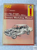 Fiat 131 Mirafiori Haynes Workshop Manual 1975-1980 Engels, Ophalen of Verzenden