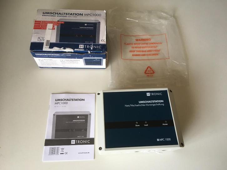H-Tronics MPC-1000 omschakelstation 16A, Caravans en Kamperen, Camper-accessoires, Zo goed als nieuw, Ophalen of Verzenden