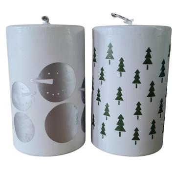 Rustik Lys - Outdoor Pilaarkaars Christmas s/2 beschikbaar voor biedingen