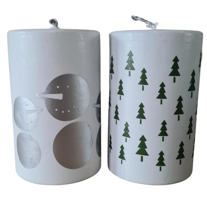 Rustik Lys - Outdoor Pilaarkaars Christmas s/2, Tuin en Terras, Fakkels, Nieuw, Ophalen of Verzenden