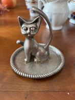 Ringhouder Kattenbeeldje. Vintage., Antiek en Kunst, Ophalen