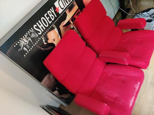 Bioscoop stoelen, Huis en Inrichting, Banken | Sofa's en Chaises Longues, Gebruikt, Ophalen