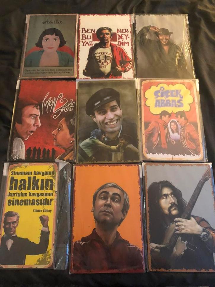 Turkse yesilcam Ahsap posters te koop 10 euro per stuk!, Verzamelen, Film en Tv, Nieuw, Film, Foto of Kaart, Ophalen of Verzenden