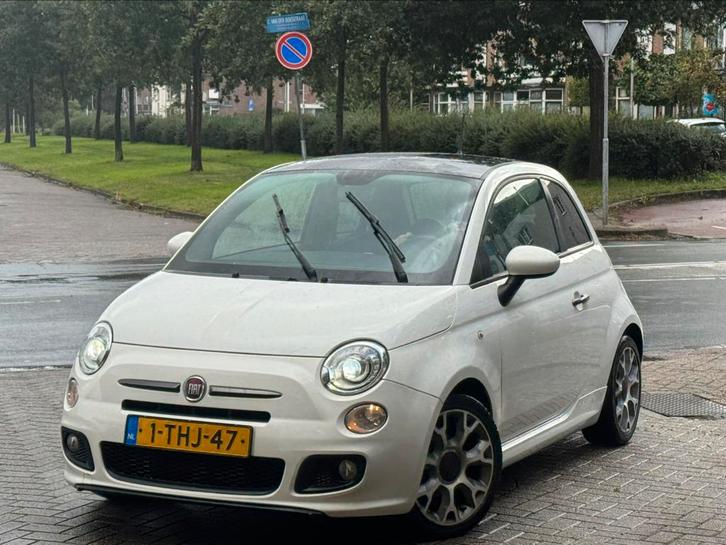 Fiat 500s Automaat twinair, Auto's, Fiat, Particulier, Benzine, A, Hatchback, Automaat, Origineel Nederlands, Wit, Zwart, Voorwielaandrijving