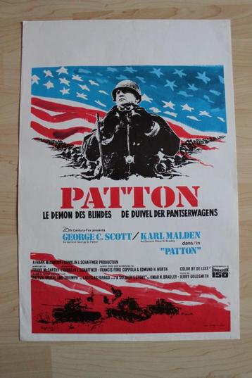 filmaffiche Patton 1970 Karl Malden filmposter beschikbaar voor biedingen