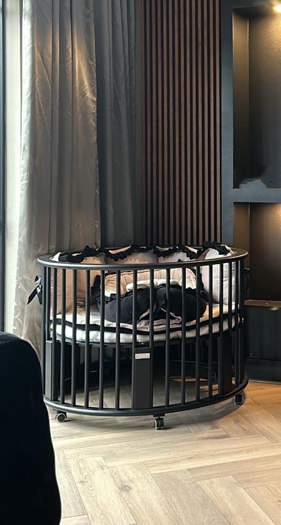 Bopita Rondo box met bekleding, Kinderen en Baby's, Boxen, Zo goed als nieuw, Rond, Ophalen of Verzenden