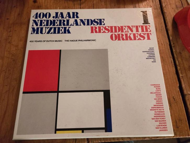 400 Jaar Nederlandse Muziek - Residentie Orkest lp verzamel, Cd's en Dvd's, Vinyl | Klassiek, Zo goed als nieuw, Orkest of Ballet