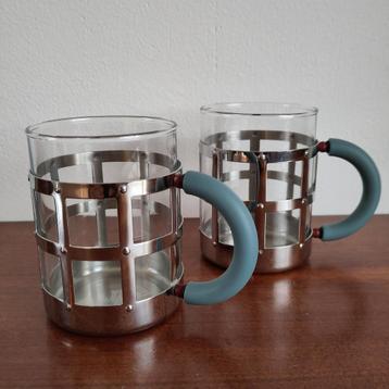2 Alessi mgmug theeglazen   beschikbaar voor biedingen