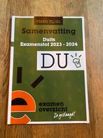 Samenvatting Duits examenstof VMBO TL/GT, Ophalen of Verzenden, Zo goed als nieuw, VMBO, Duits