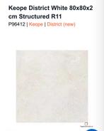 Keope district white 80 x 80 cm en 2 cm dikte, Doe-het-zelf en Verbouw, Tegels, 60 cm of meer, Nieuw, Ophalen of Verzenden, Minder dan 5 m²