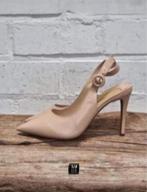 SIREN - Prachtige nude leren pumps maat 35 - Nieuw