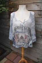 Tuniek grijs Missy mt M/L transparant Vaste prijs AANBIEDING, Kleding | Dames, Blouses en Tunieken, Maat 38/40 (M), Missy, Ophalen of Verzenden