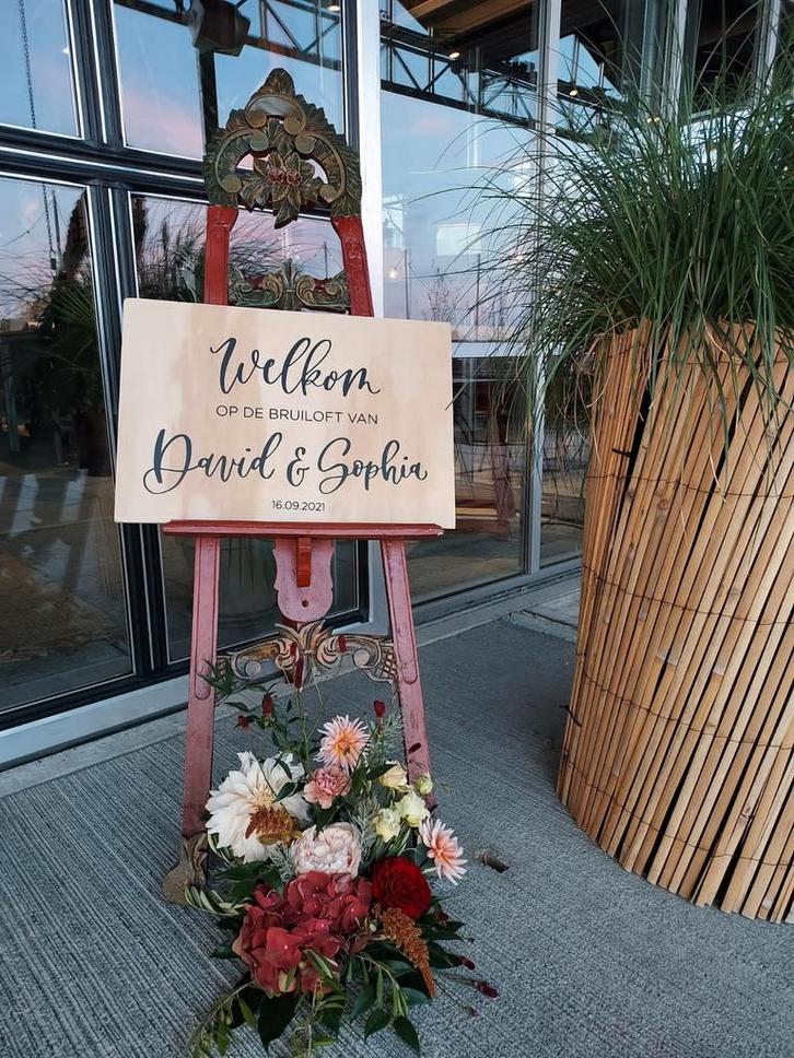 Schildersezel antiek - ideaal voor bruiloft, Hobby en Vrije tijd, Feestartikelen, Gebruikt, Versiering, Geboorte of Huwelijk, Ophalen