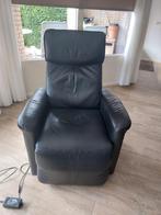 Sta-op stoel zwart leder, Huis en Inrichting, Stoelen, Ophalen, Gebruikt, Twee, Zwart