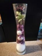 Leuke vaas met kerst decoratie!, Diversen, Kerst, Ophalen, Zo goed als nieuw