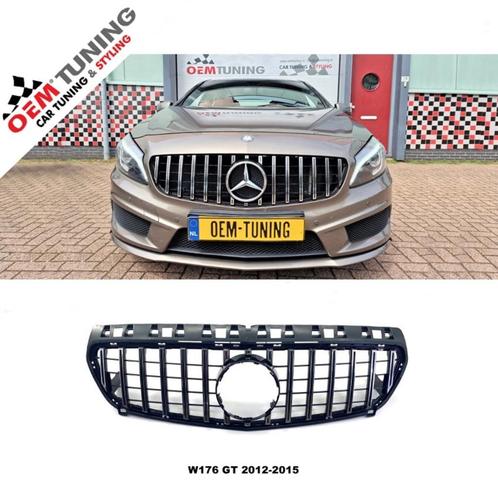 W176 A-Class | GT R look GRILLE | 2012-2015 | CHROME |, Auto diversen, Tuning en Styling, Ophalen of Verzenden