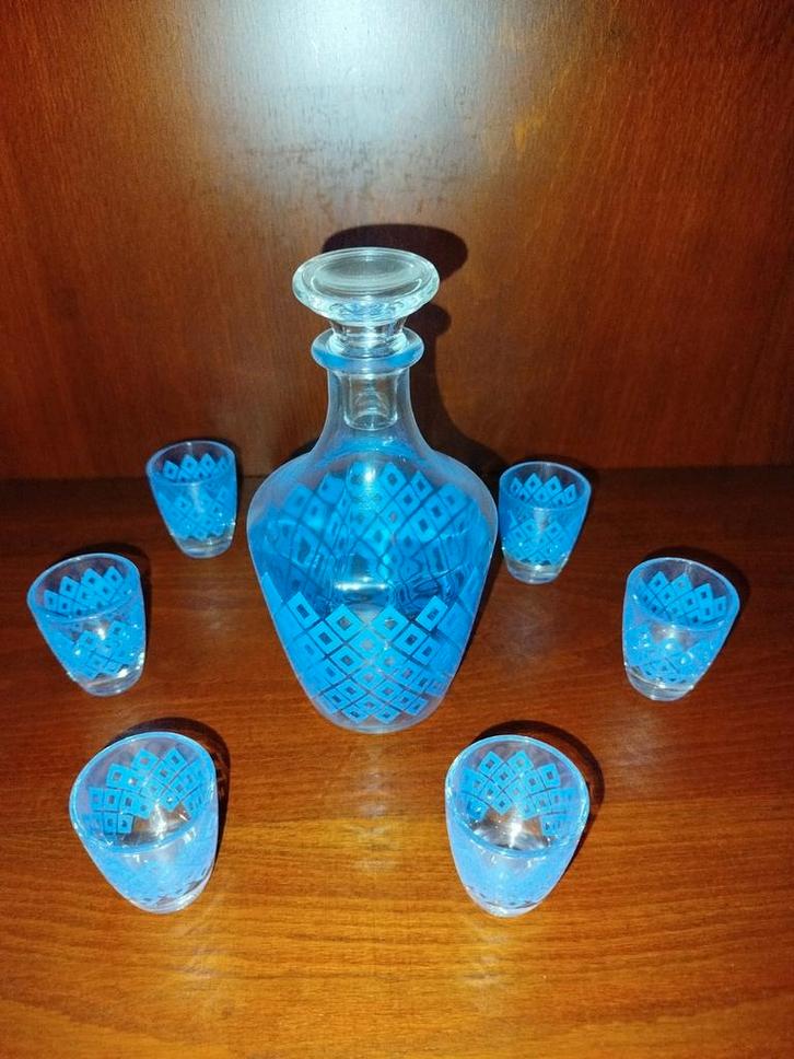 Prachtig vintage likeur setje, Verzamelen, Retro, Huis en Inrichting, Ophalen of Verzenden