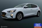 Ford Focus 1.0 EcoBoost 125 PK Titanium Business, Trekhaak,, Gebruikt, Wit, Origineel Nederlands, Bedrijf